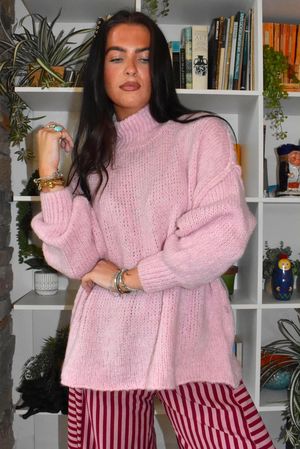 Winnie Oversized Knit Rose